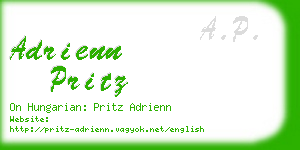 adrienn pritz business card
